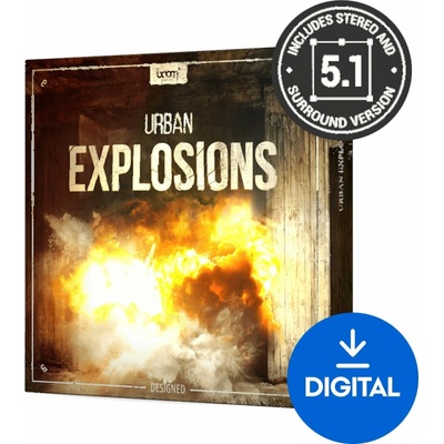 BOOM Library Urban Explosions Designed (Digitálny produkt)