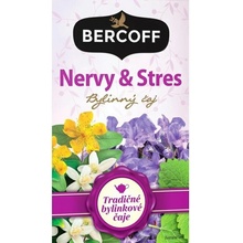 Bercoff Nervy & Stress bylinná čajová zmes 15 x 2 g