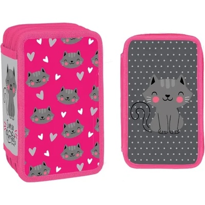 Несесер S-COOL с 3 ципa KITTY