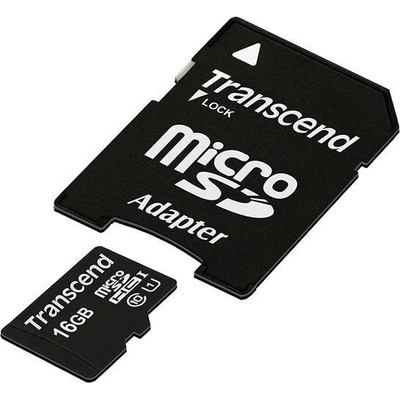 Transcend microSDHC 16 GB UHS-I TS16GUSDU1