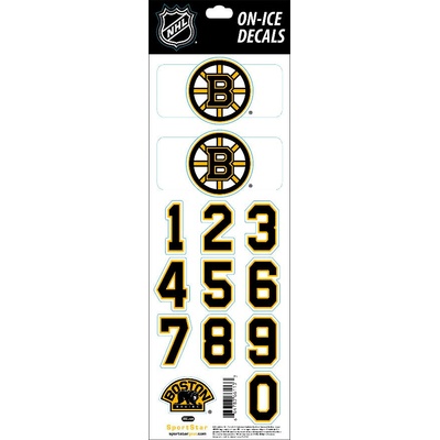 Sportstape ALL IN ONE HELMET DECALS - BOSTON BRUINS