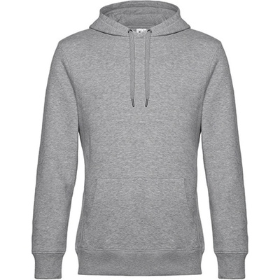 B&C unisex mikina WU02K heather grey