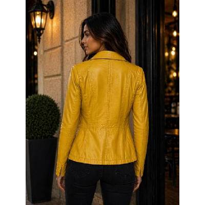 Max Original Leather Emma Long Yellow