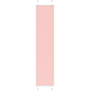 vidaXL Плисирана щора, розова, 40x200 см, ширина на плата 39, 4 см, полиестер (4015454)