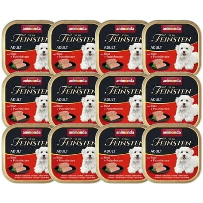 Animonda Vom Feinsten Adult classic hovädzie a morčacie srdcia 12 x 150 g