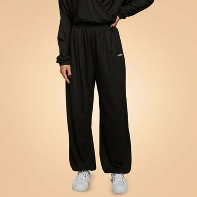 GymBeam Dámské kalhoty Breeze Black BeastPink