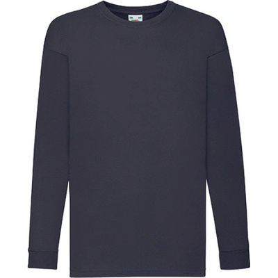 Fruit of the Loom Dětské triko s dlouhým rukávem 61-007-0 Deep Navy