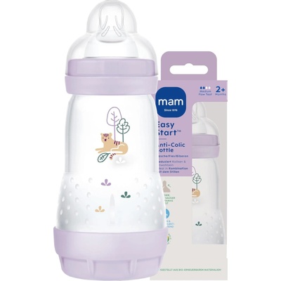 Mam Kojenecká láhev Anti Colic fialová 260 ml