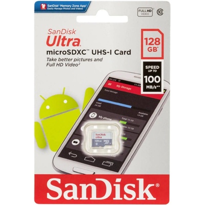 SanDisk microSDXC UHS-I 128GB SDSQUNR-128G-GN6MN