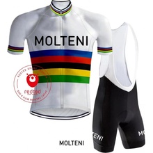 REDTED Retro Radsport Outfit Molteni Regenbogen 2023