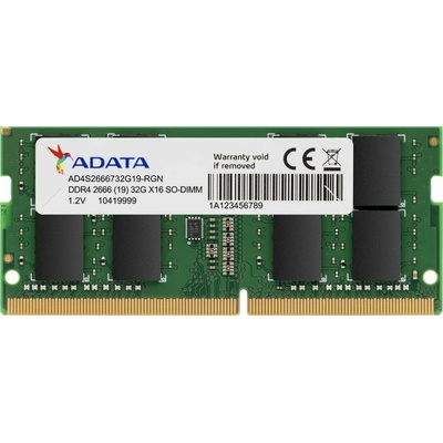 Adata DDR4 SO 32GB 3200MHz CL22 (1x32GB) AD4S320032G22 SGN