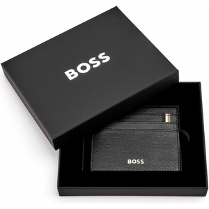 HUGO BOSS Черен кожен калъф за карти Hugo Boss Iconic HLC421A Hugo Boss | Mnogotsveten | МЪЖЕ | UNI
