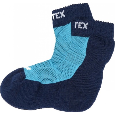 Surtex froté ponožky 80% merino modré