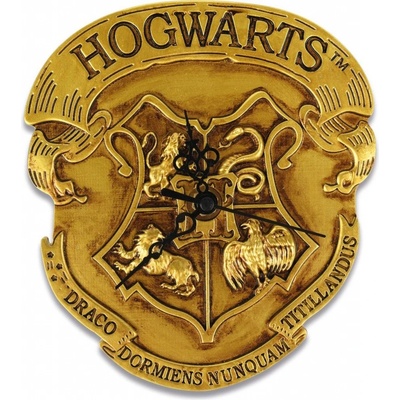 Harry Potter: Classic Crest Hogwarts – nástenné hodiny