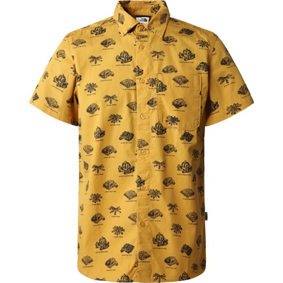 The North Face Мъжка риза m s/s baytrail pattern shirt arrowwoodylwcampfireprint - xxl (nf0a55ndin1)