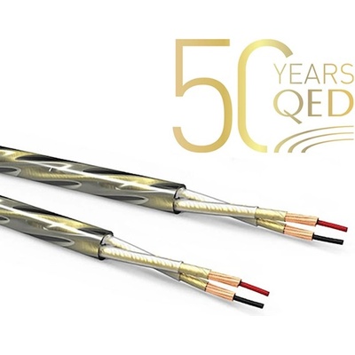 QED Кабел за колони QED - Golden Anniversary XT, 4x 2.5 mm, 3 m, златист (QE1360_3m)