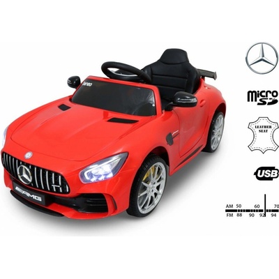 Mamido Dětské elektrické autíčko Mercedes AMG GT R Pro červená
