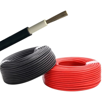 W-Star solární kabel 1x6mm2, 1500V H1Z2Z2-K černá, 100m, KS1x6BK, CPR Cca, Leader