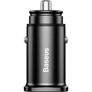 Baseus Зарядно за кола Baseus Square 2x USB QC3.0 30W CCALL-DS01 - черно (CCALL-DS01)