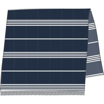 SEA RANCH Хавлиена кърпа Sea ranch Long Beach towel - Blue (Dark Navy / White)