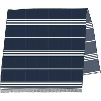 SEA RANCH Хавлиена кърпа Sea ranch Long Beach towel - Blue (Dark Navy / White)