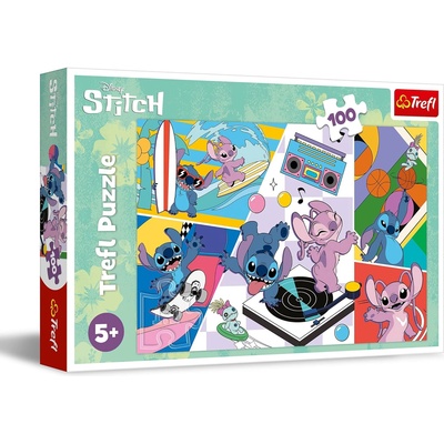 Trefl Пъзел Trefl от 100 части - Стич (16473)