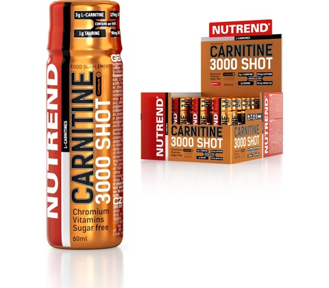 NUTREND Carnitine 3000 shot 60 ml od 29 Kč