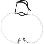 Virgite Ринг за уста с щипки за зърна Nipple Clamps Jewels