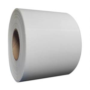ZINTA Бяла пластмасова ролка етикети ZINTA 100x150мм, 450 етикети/ролка (100X150X450-PE)