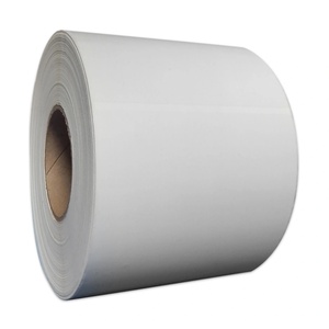 ZINTA Бяла пластмасова ролка етикети ZINTA 100x150мм, 450 етикети/ролка (100X150X450-PE)
