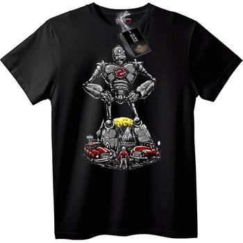 NOONEBRAND Тениска Iron Giant Робот - XL, Black