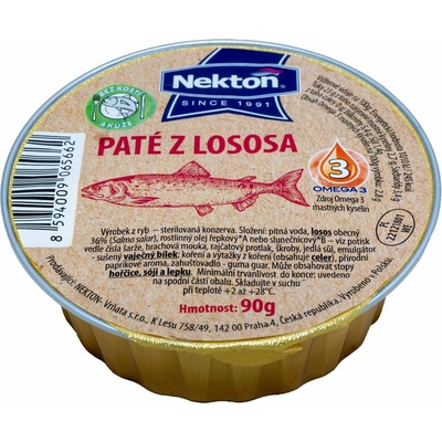 Nektón Paté z lososa 90g