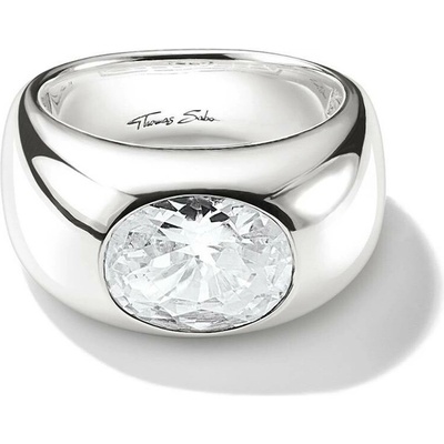 Thomas Sabo TR2520 051 14 prstýnek with white zirconia stone Silver