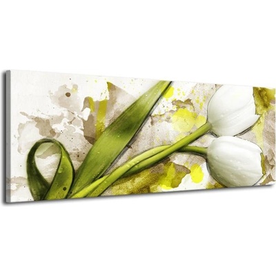 Tulipány plátno 1 100x40