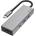 Hama USB hub HAMA, 4-ports USB 3.2 Gen1, 2 x USB-A, 1 x USB-C, 1х HDMI, Silver (200107)