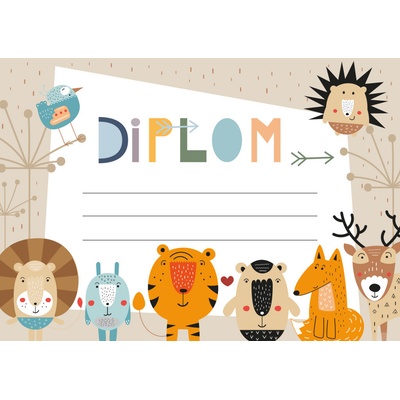 Baloušek Diplom A4 Zvířátka BD149 – Zboží Dáma