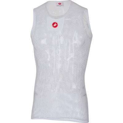Castelli Мъжко синтетично термобельо Castelli Core Mesh 3 Sleeveless Cycling top - White - размер XXL (014-0849-0113)