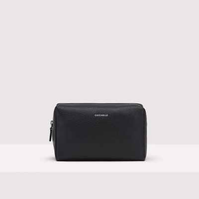 Coccinelle kožená kosmetická taštička man soft E5MUK95G001001TU Noir