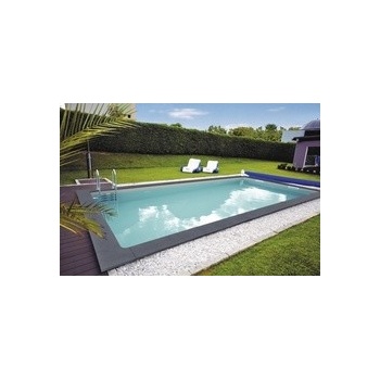 Planet Pool set CF Block De Luxe 8 x 4 x 1,5 m Šedý