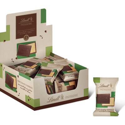 Lindt Display of Choco tablet biscuits 48 x 38 g