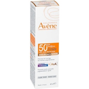 Eau Thermale Avène Слънцезащитен крем срещу пигментация, с цвят, Avene Anti-Pigmentation Fluid Tinted SPF50+ 40 ml
