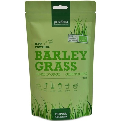 Purasana Barley Grass Raw Juice Powder BIO 200 g