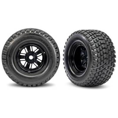Traxxas колело, джанта Sand Car черен, гума Gravix (задна) (чифт)