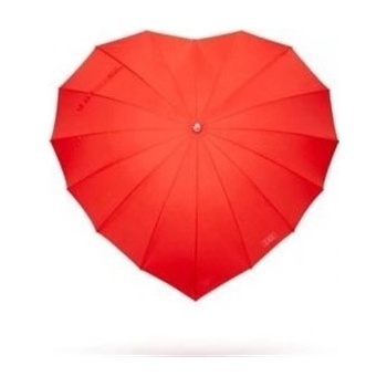 Deštník Srdce červená