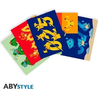 Pokémon set 5 pohľadníc