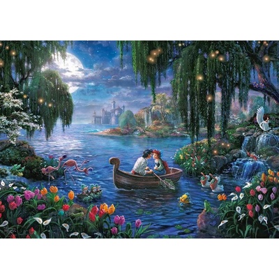Schmidt Spiele - Puzzle Thomas Kinkade: The Little Mermaid and Prince Eric - 1 000 piese