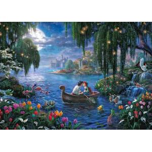 Schmidt Spiele - Puzzle Thomas Kinkade: The Little Mermaid and Prince Eric - 1 000 piese