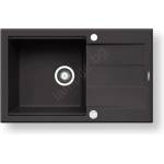 Pyramis 70167101 - Кухненска мивка SPARTA PLUS LUX 78x48 см, гранит/черен (PY0027) Мивка за вграждане
