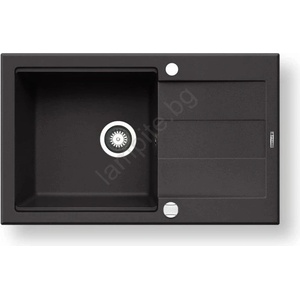 Pyramis 70167101 - Кухненска мивка SPARTA PLUS LUX 78x48 см, гранит/черен (PY0027) Мивка за вграждане