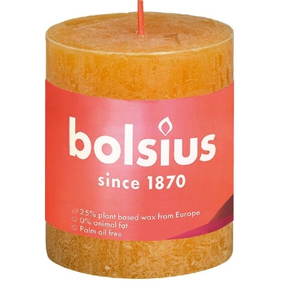 Bolsius Rustic Shine Honeycomb Yellow 68x80mm